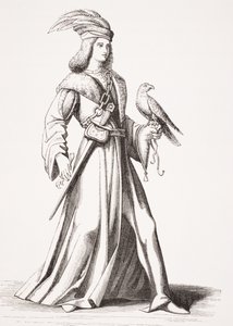 A Fifteenth Century Noble of Provence, after an illustration in 